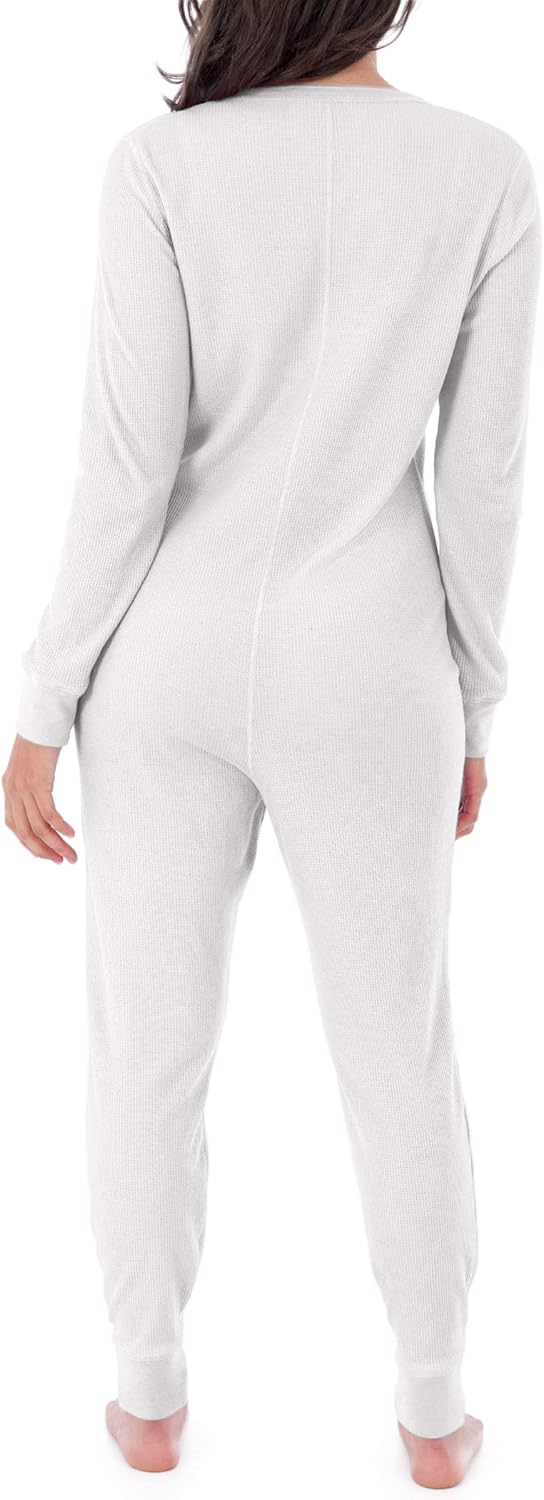 Fruit of the Loom womens Micro Waffle Premium Thermal Union Suit - Image 2