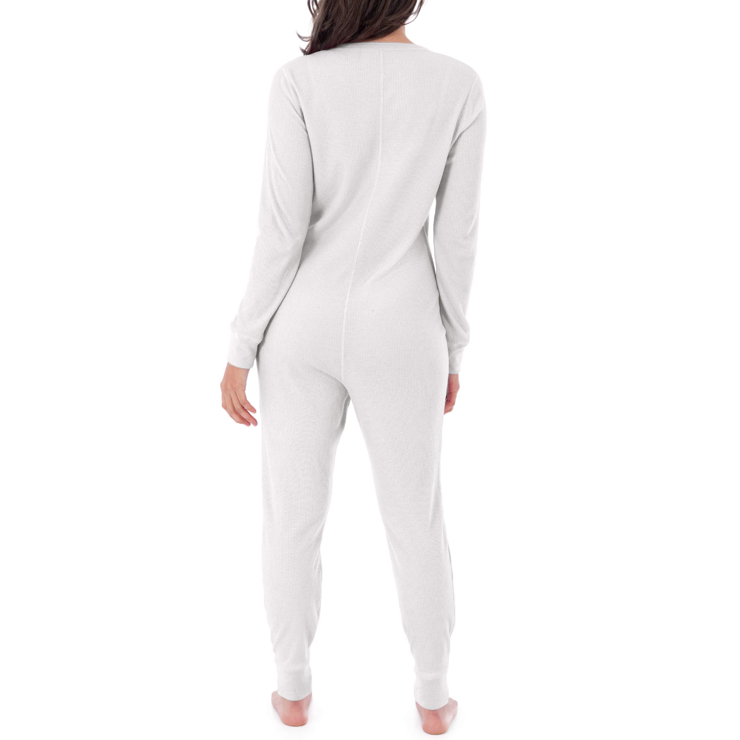 Fruit of the Loom Combinaison Thermique de Qualité Supérieure en Micro Gaufré Bas de Pyjama Femme