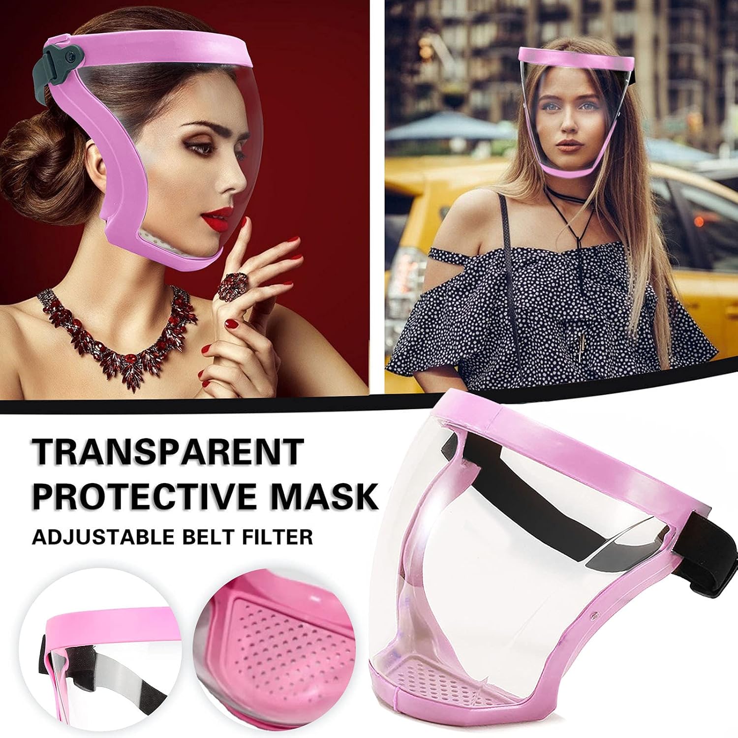 Keeplus Super Protective Face Shield Anti-Fog Full Face High-Definition Protective Face_Mask All-Inclusive Face Protection for Adults