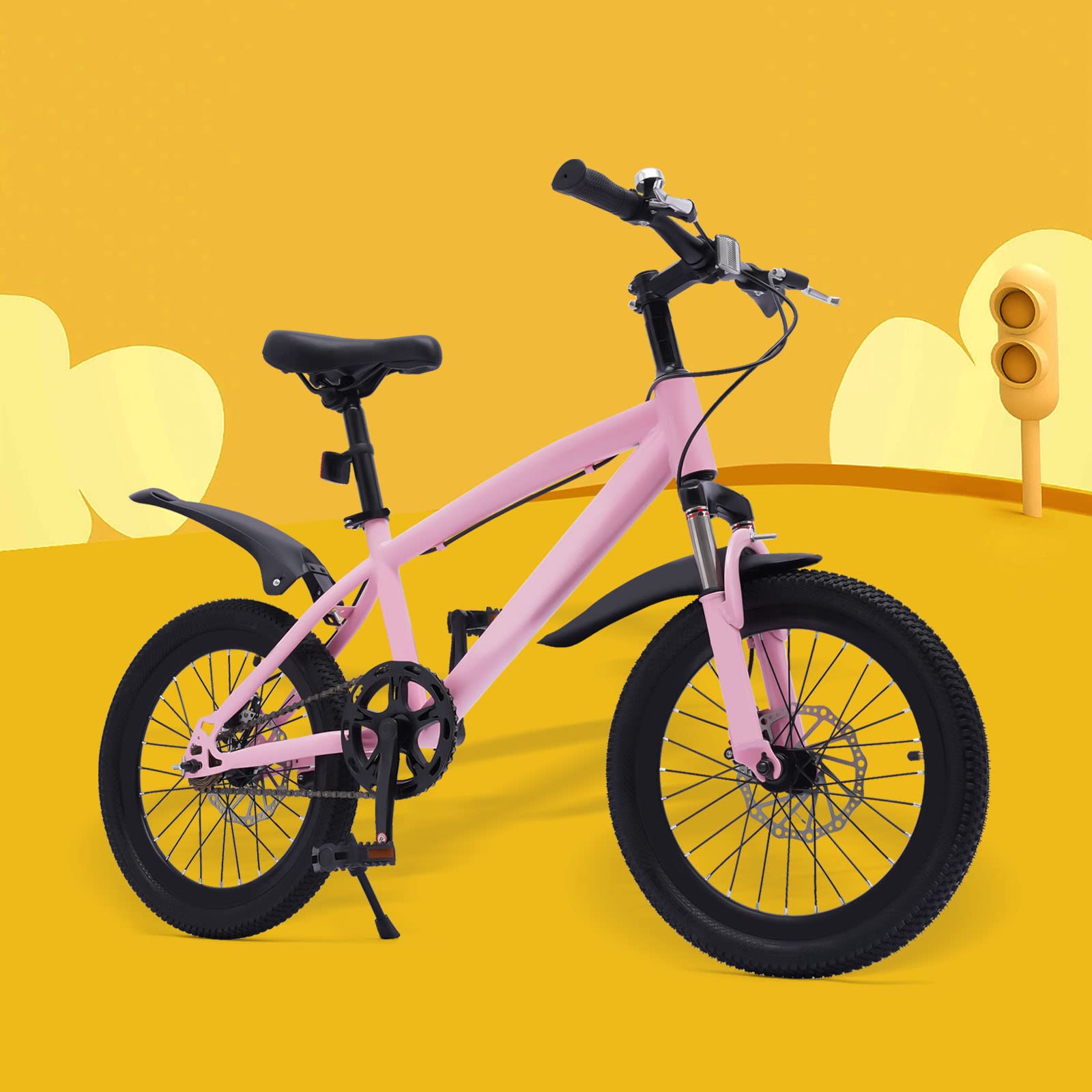 Bici 18 Pollici Bambina Bicicletta Pe Bambini Da 18 Pollici, Pe