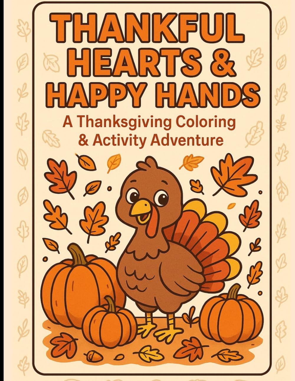 Thankful Hearts & Happy Hands: A Thanksgiving Coloring & Activity Adventure