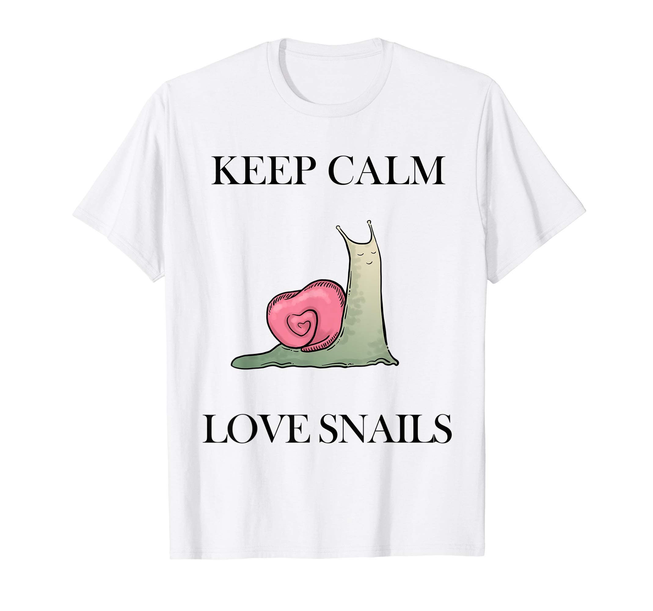 Keep Calm and Love Snails T Shirt by My Happy Snails