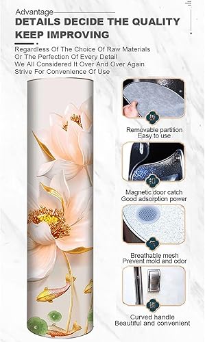 Miniatura 7 de Zapatero estrecho para entrada, estante giratorio de almacenamiento de zapatos con puerta, moderno organizador de zapatos independiente para el