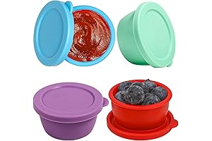 KOLUTI Nonstick Silicone 1.6oz Salad Dressing Container To Go