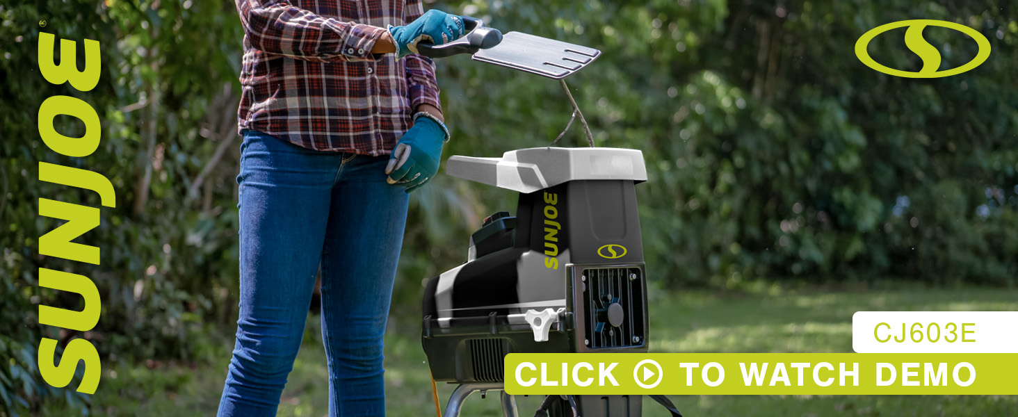 Amazon.com : Sun Joe Silent Wood Chipper Shredder, 15-Amp Corded