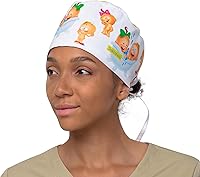 Vista 106 de Print Scrub Caps - Sombrero perfecto para enfermeras, médicos y EMTs..