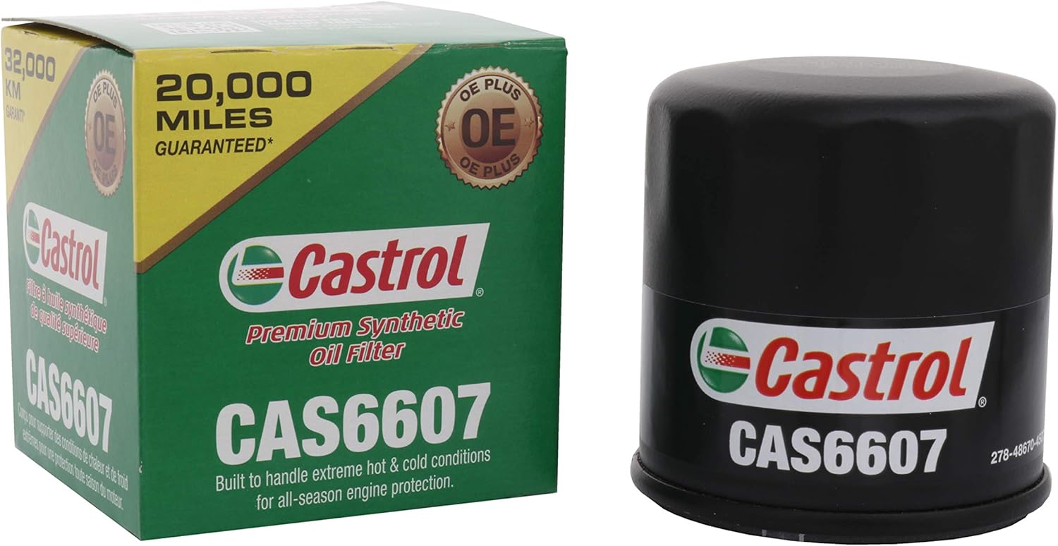 Castrol CAS6607 20,000 Mile Premium Synthetic Oil Filter
