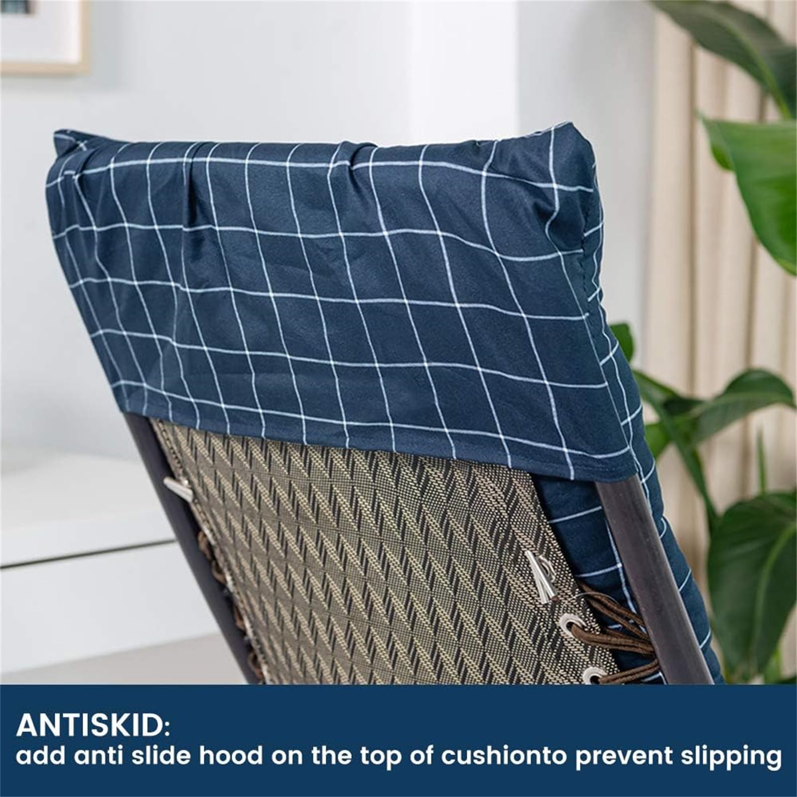 Cuscini per Sdraio Giardino,Cuscini per Sdraio Casa Cuscino Sdraio Imbottita Relax,Cuscino per Sdraio Lettino,Ideale per Interni ed Esterni,Giardini,Cortili,terrazzi 155x48cm
