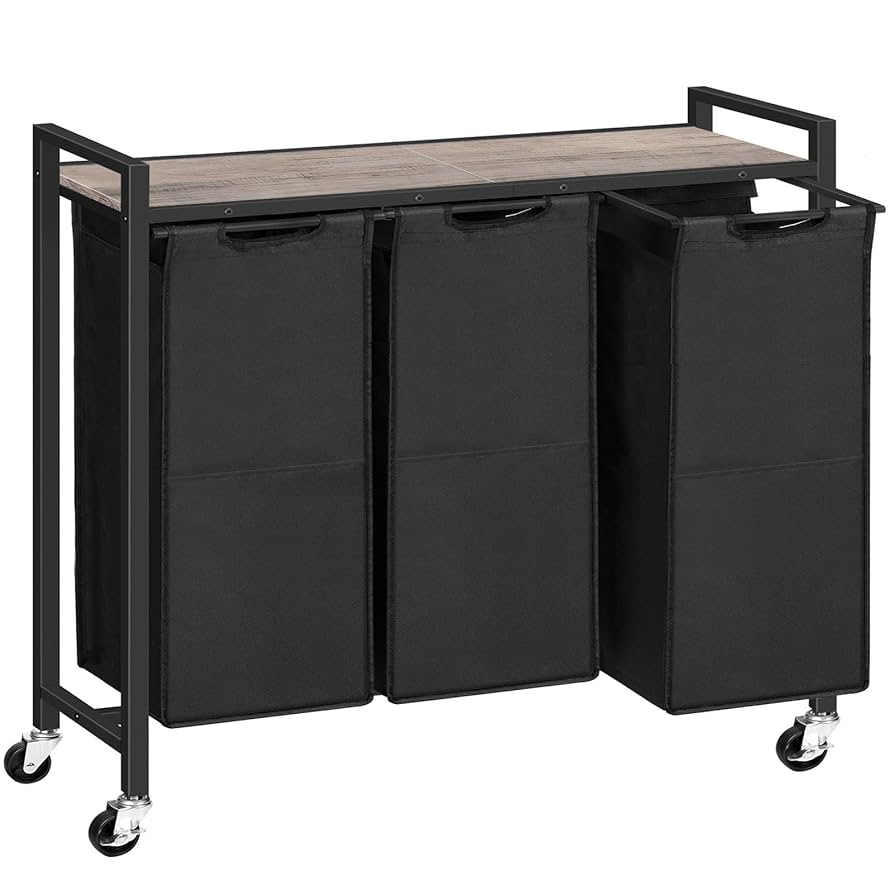 Amazon.com: HOOBRO Laundry Sorter 3 Section, Laundry Hamper