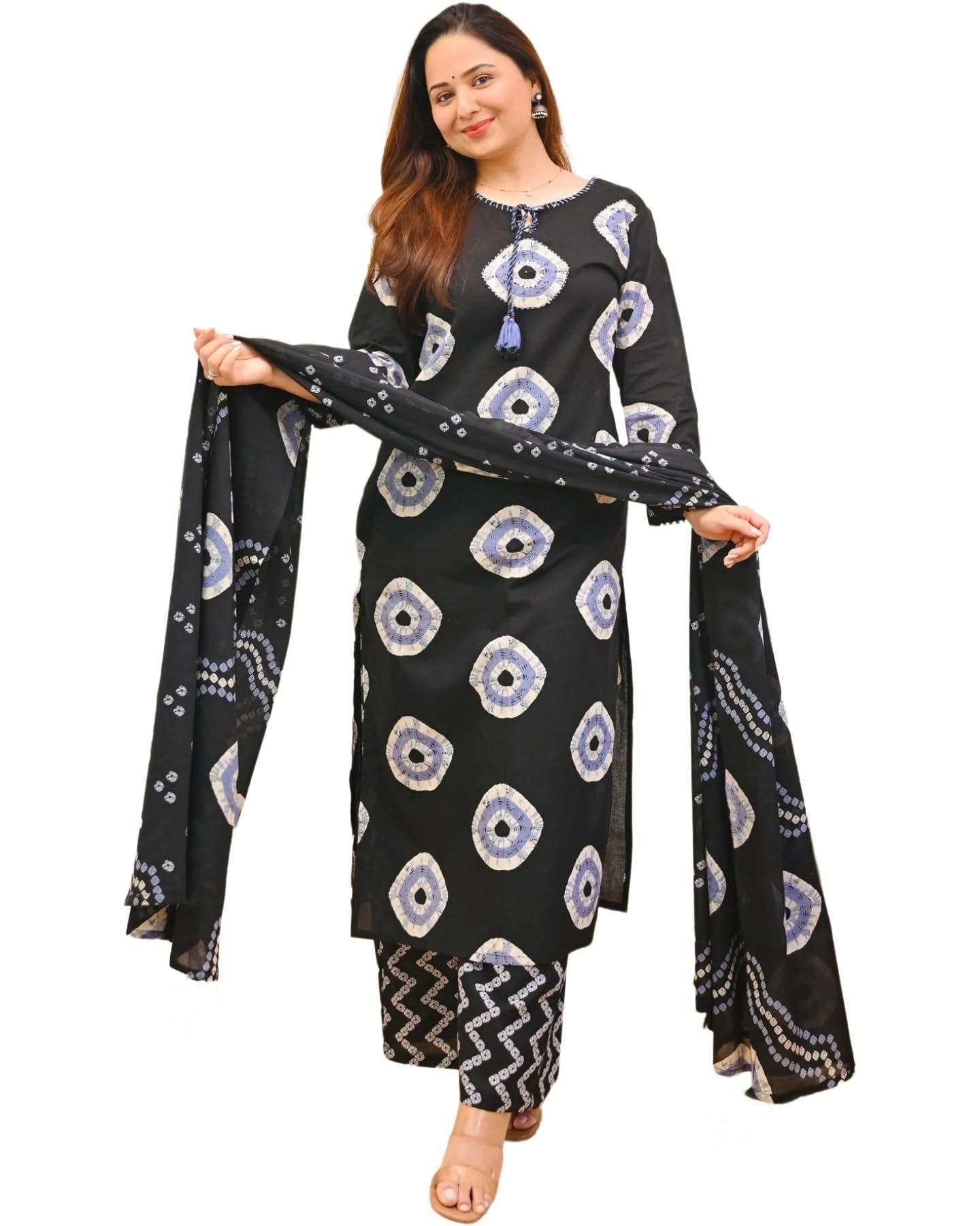 Heritage Hues’s Multi-color Cotton Apparel Set (K126-M1-GEg1)-image-17