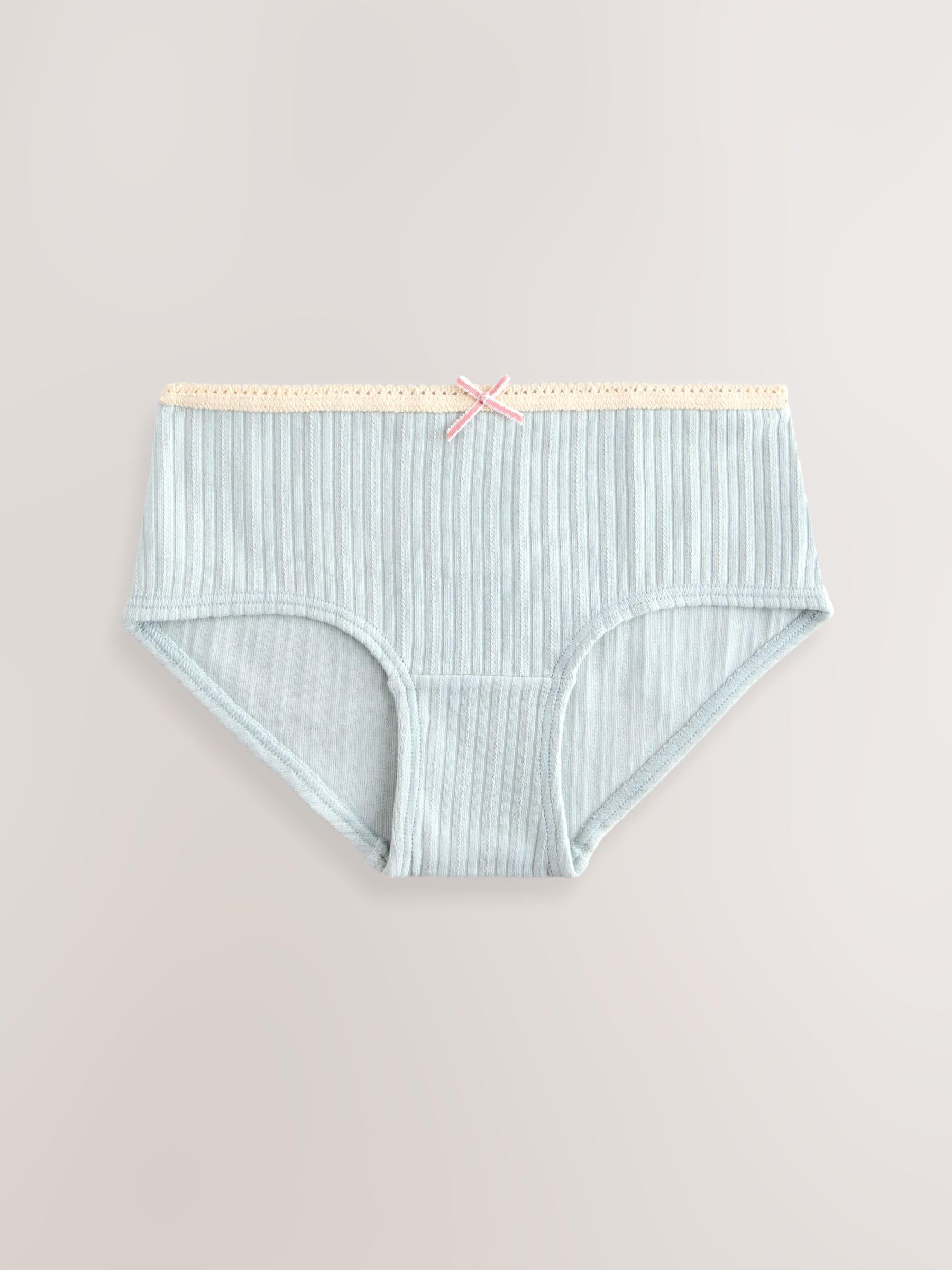 NEXT Fille Slip taille basse texturé, lot de 5