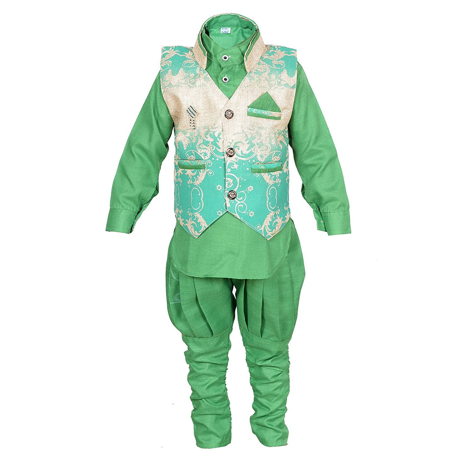 devil Kurta, Pant with Waistcoat for Boys-picture-21