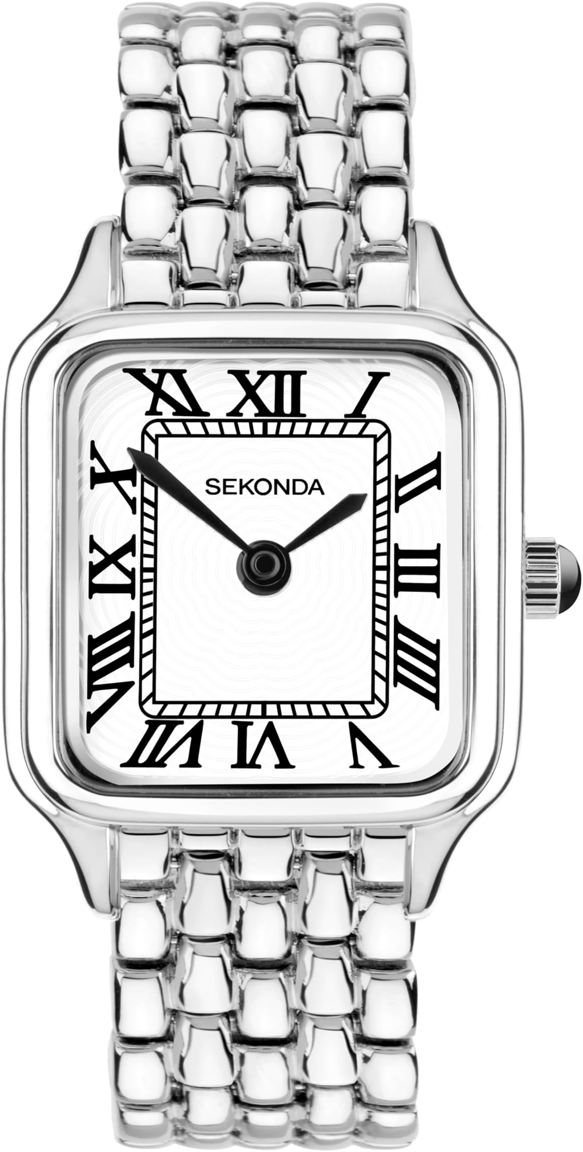 Sekonda Classic Monica Ladies 30mm Quartz Watch in White with Analogue Display, and Alloy Strap
