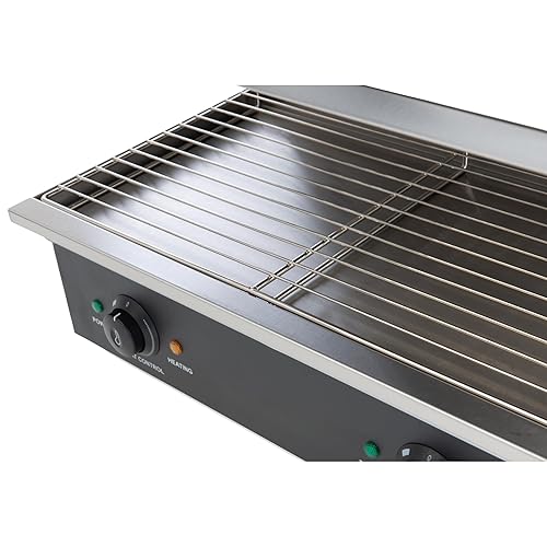 Miniatura 5 de FSE SAL-4000W - Asador eléctrico de salamandra de 23 pulgadas con diales de control infinito, 4000 W