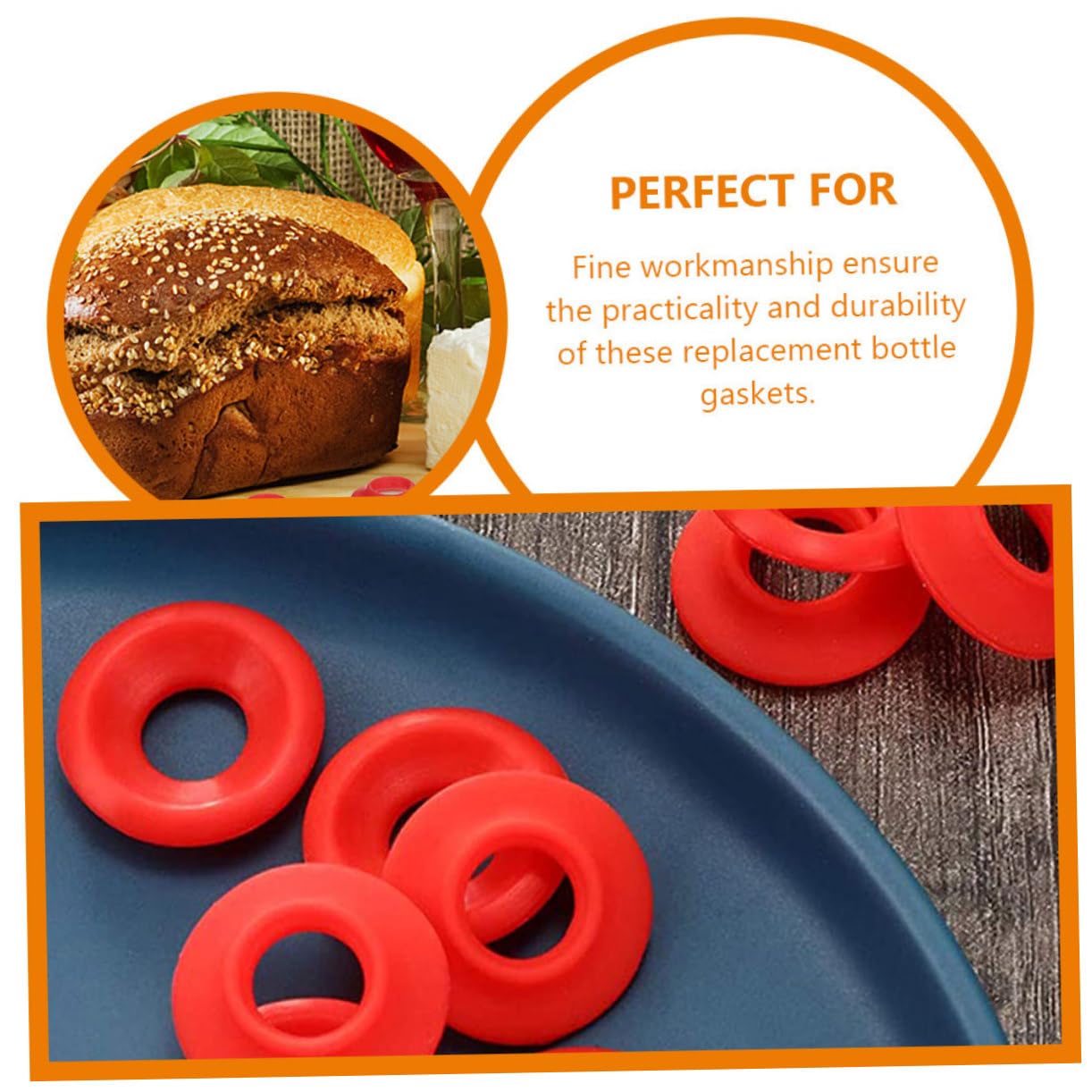 Lot De 12 Joints D'étanchéité étanches En Silicone Pour