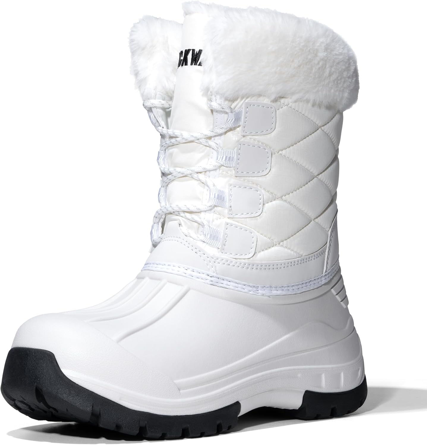 Snow Boots for Men Winter Waterproof Insulated Non Slip Plush Lined Outdoor Lightweight Warm Tactical Work Hiking Snow Boots