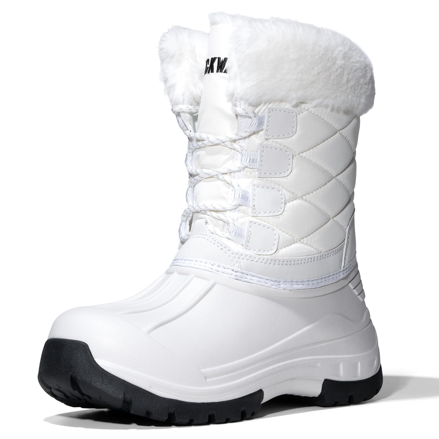 Snow Boots for Men Winter Waterproof Insulated Non Slip Plush Lined Outdoor Lightweight Warm Tactical Work Hiking Snow