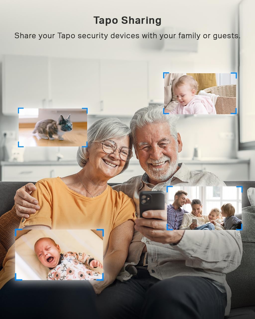 Tapo TC70 Pan/Tilt Indoor Camera House Security Camera, Dog Camera, No Monthly Fee, AI Detection, WiFi Camera, Baby Camera Monitor, 1080p Full HD, 360° View, Night Vision, Works with Alexa & Google — view 9