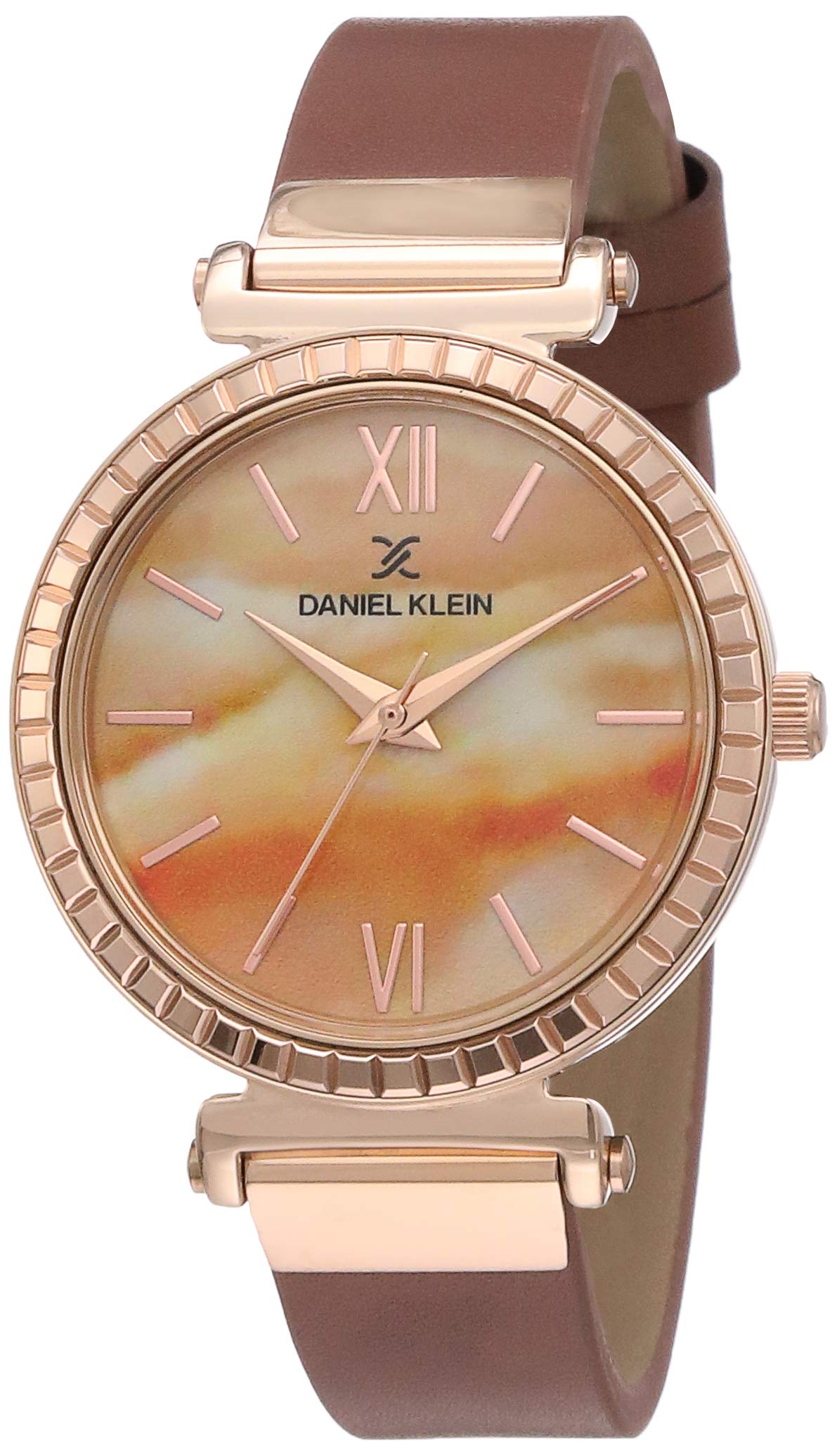DANIEL KLEIN Analog Brown Dial Womens Watch-DK12071-2 (B07SFRFLVM) Amazon Price History, Amazon Price Tracker