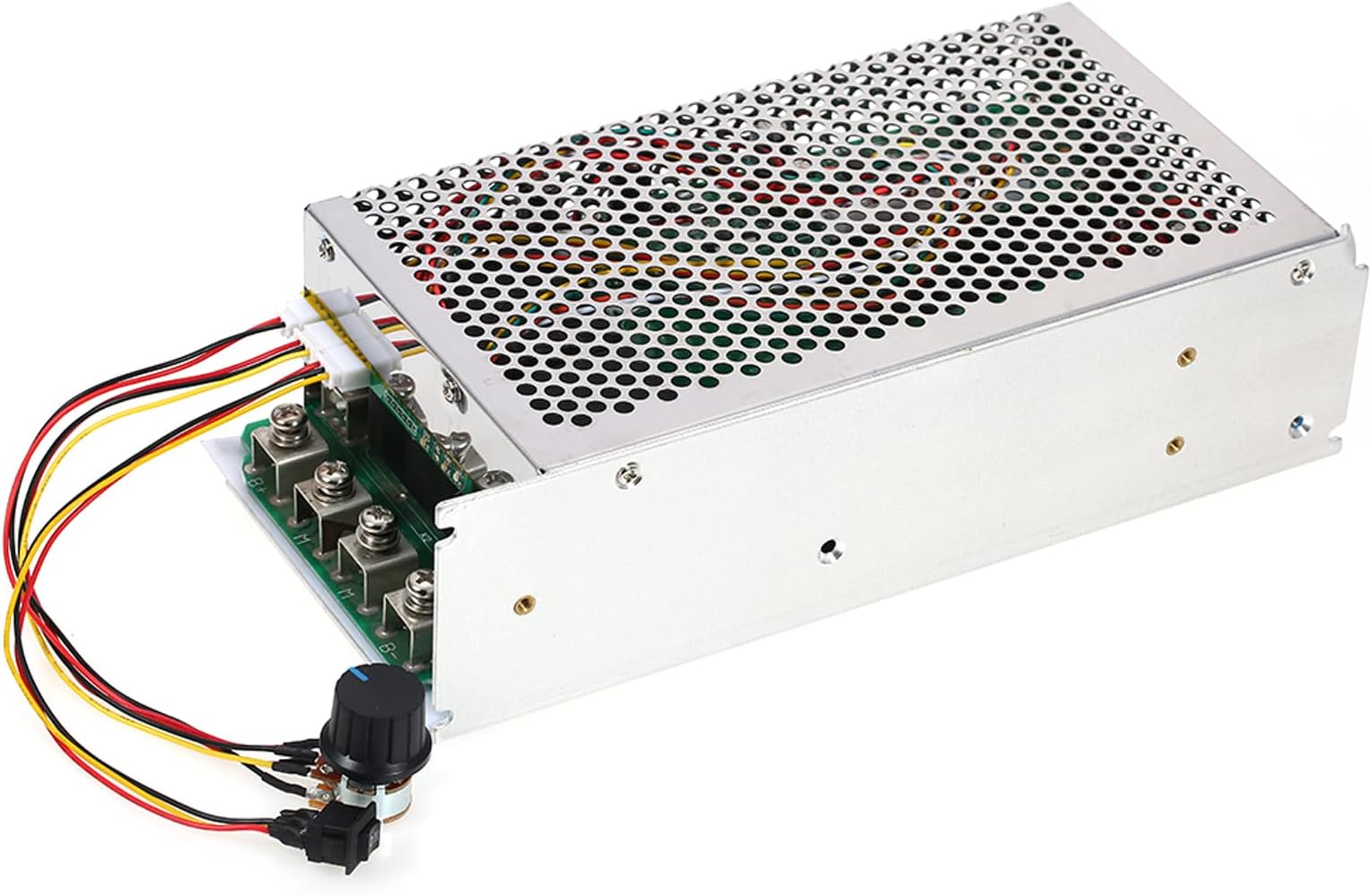 DC 10V 50V 5000W 200A Motor Adjustable Speed Controller Regulator PWM Reversible Control for Brush Vehicle Automotive Fan Treadmill Exhaust