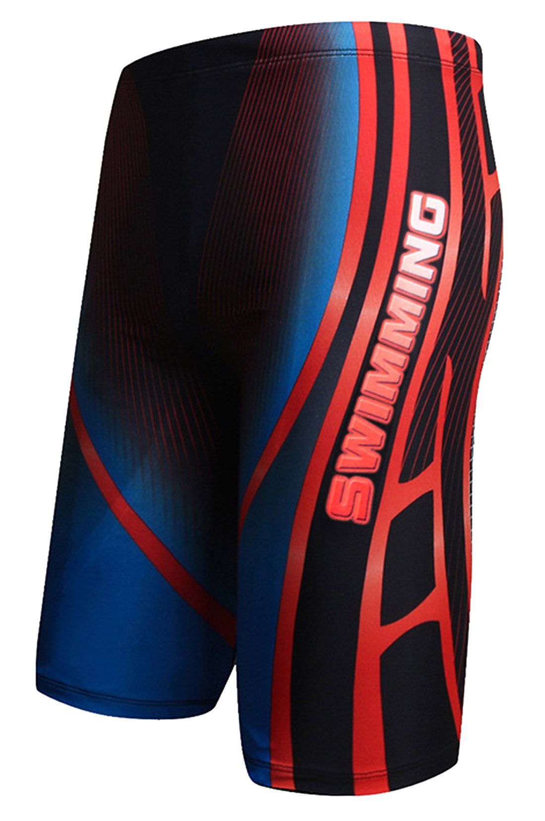 AIEOEMen Jammer Swimsuit Drawstring Quick Dry Athletic Swim Shorts