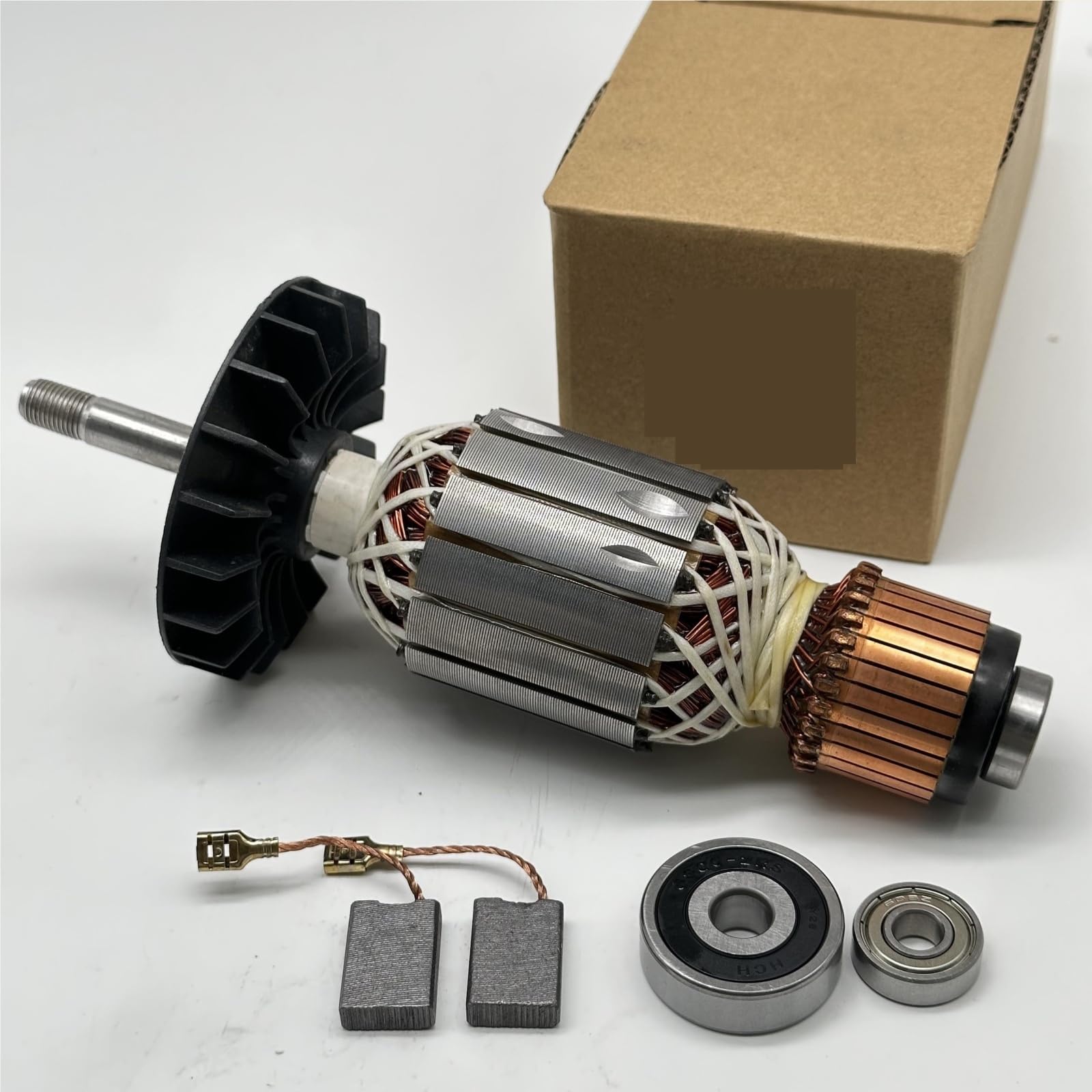 Piezas De Repuesto For Amoladora Angular De Campo, Estator, Rotor De Armadura, CA 220V 240V,(Compatible Con BOSCH GWS20-180 GWS20-230 GWS 20-180 GWS 20-230)(Armature)