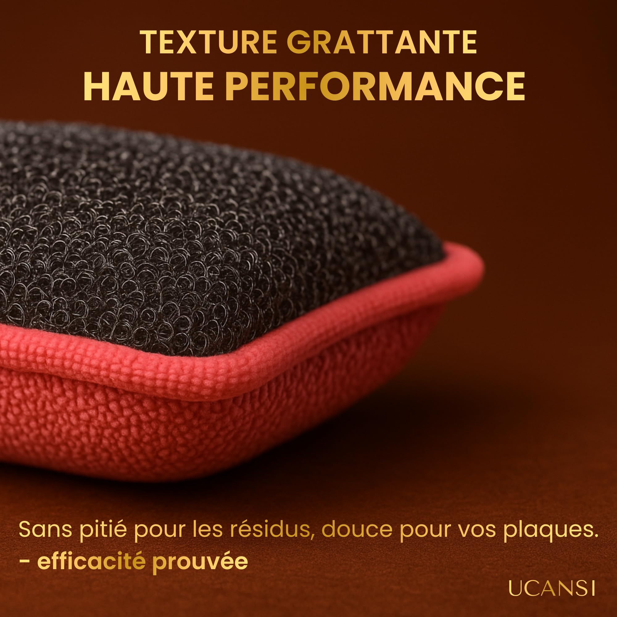 Éponges Lavables Double Face Anti-Rayures Microfibre Ultra Absorbante - Lot de 5 Vaisselle Cuisine INOX Vitres