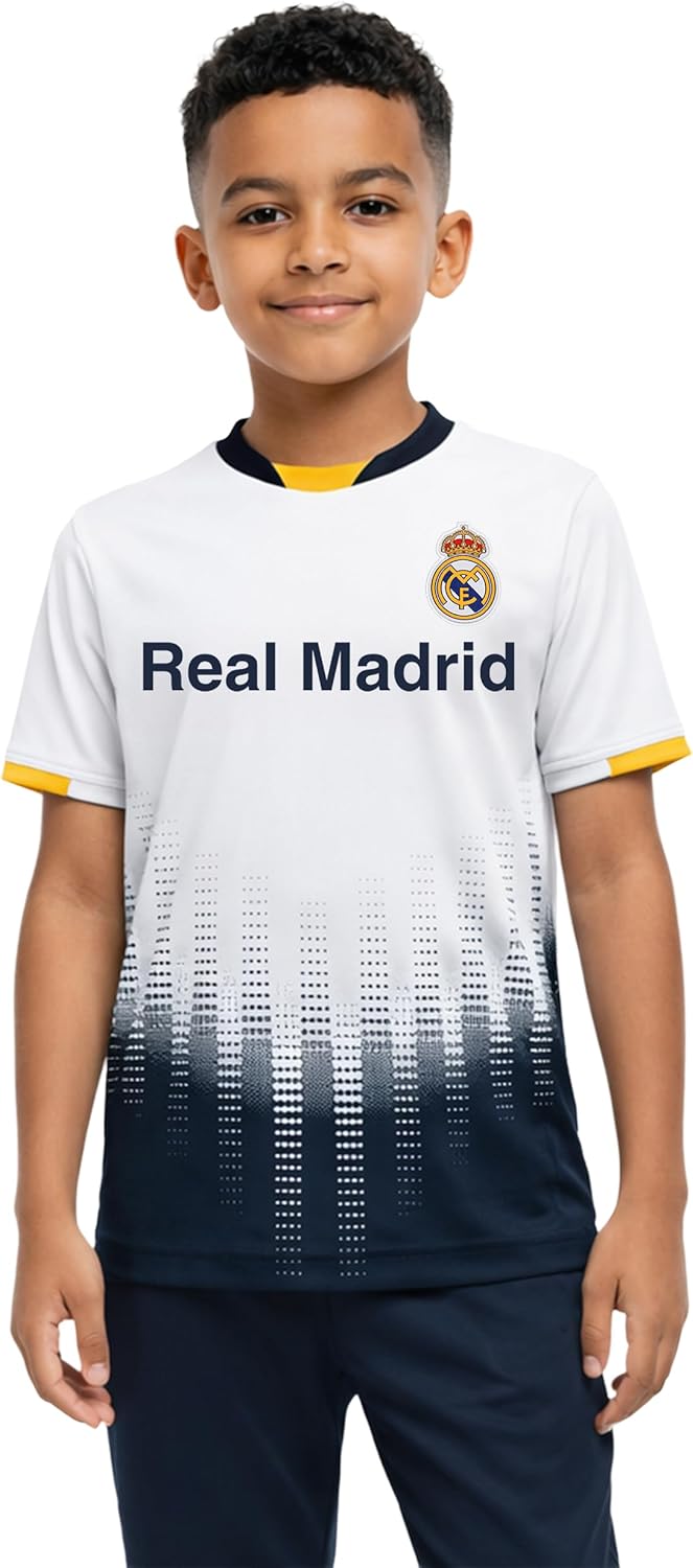 Icon Sports Officially Licensed Real Madrid CF Game Day Shirt - Unisex Kids