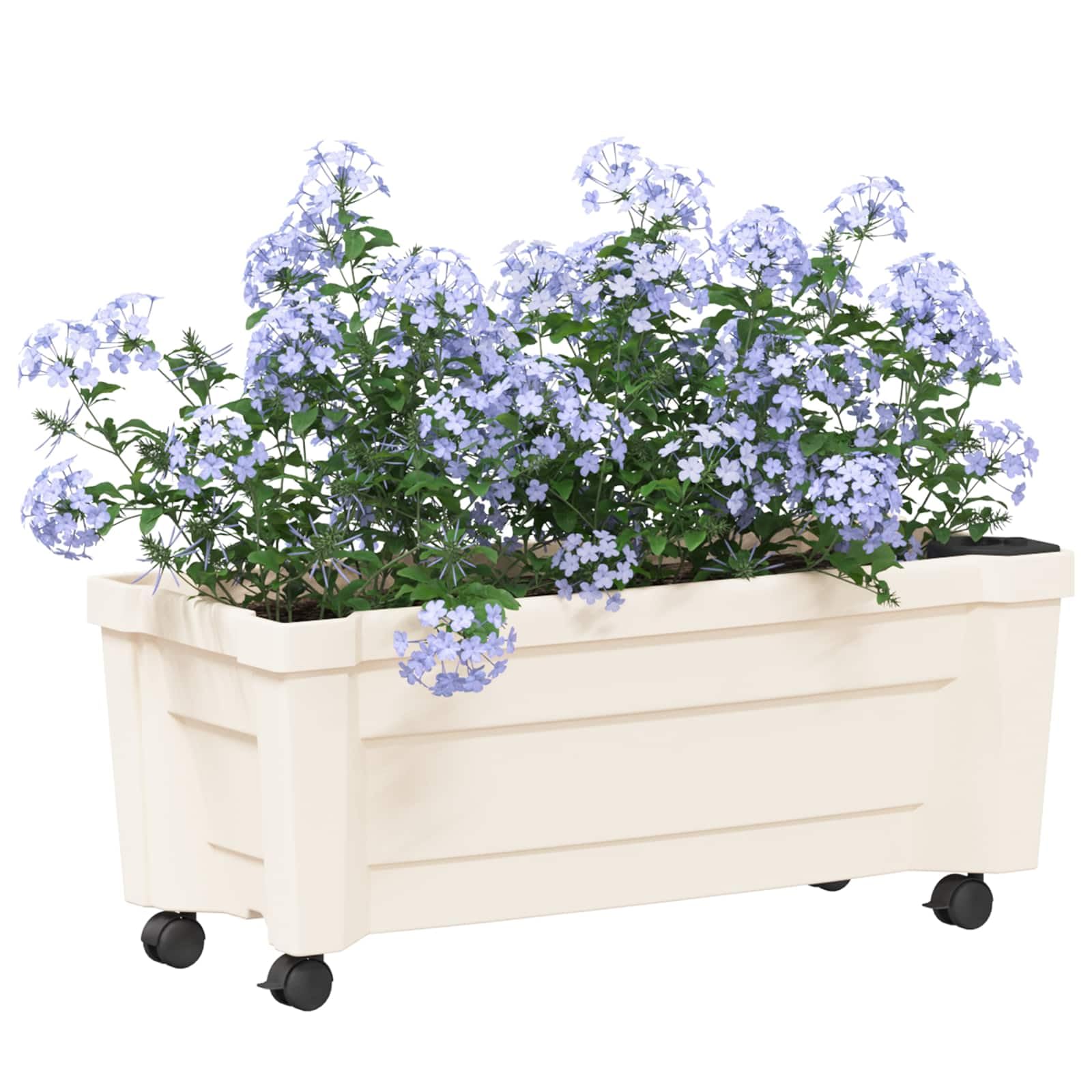 Pflanztopf mit Rädern & Bewässerungssystem, 79 x 35 x 33 cm