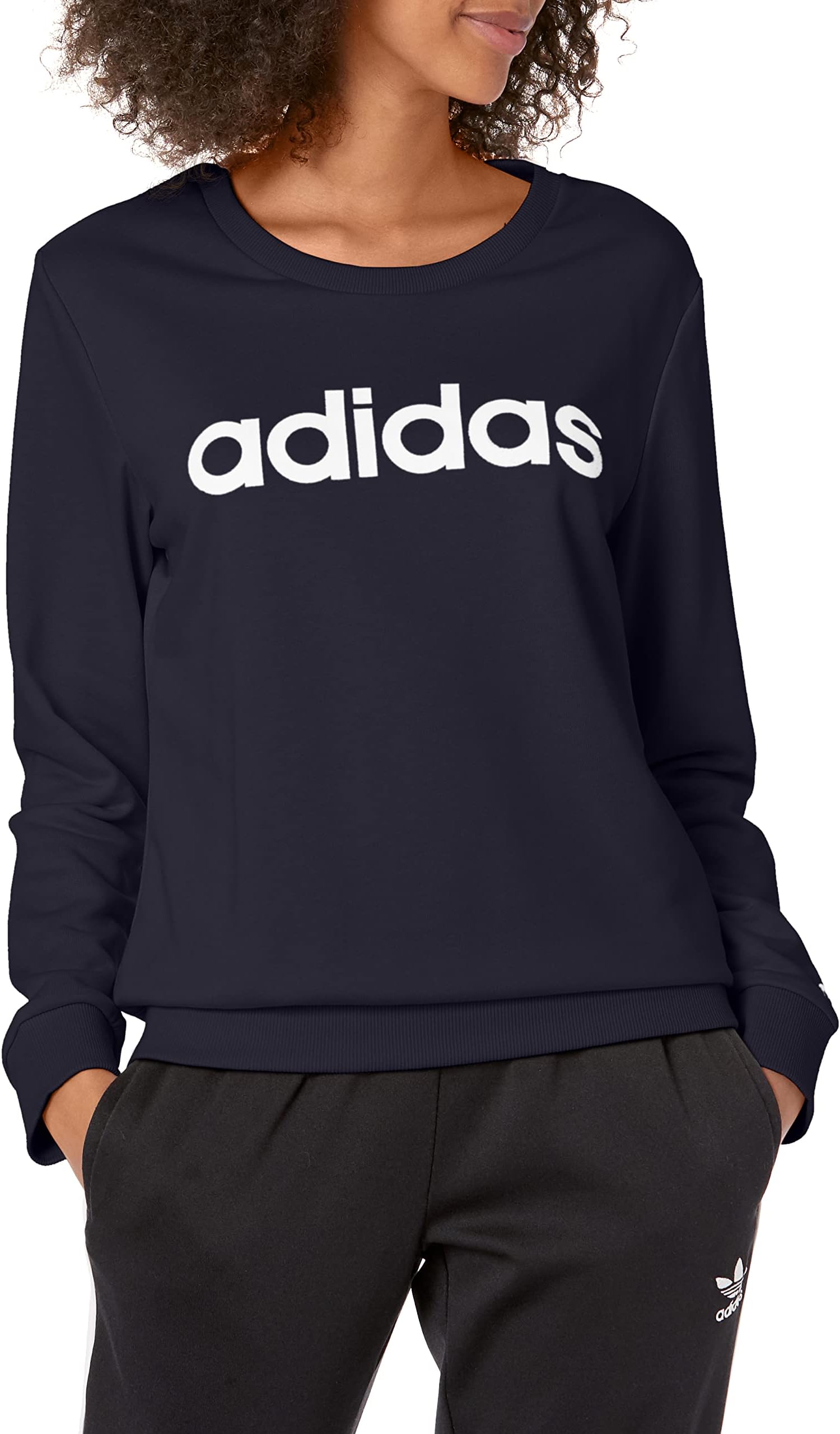 old adidas logo sweatshirt
