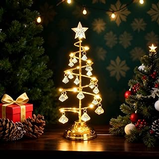 Magdert クリスマスツリー ミニ クリスマスツリー 卓上 クリスマス ライト おしゃれ オーナメント 北欧 ダイヤモンド 雰囲気作り クリスマスライトー 室内用 普段使い 電池式 電飾 祝日 飾り付け 誕生日 記念日お祝い 結婚式 インテ...
