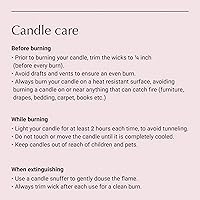 Vista 9 de Hidden Label Vela de cuarzo rosa con cristales en el interior, aromaterapia con infusión de cristal de 12 onzas Mechas dobles de madera agrietada