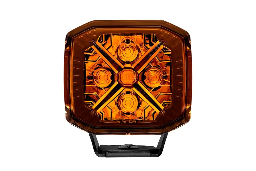 Amazon.com: Hella X-TREME 2Pcs 4 Inch Amber Spot Beam 7100LM