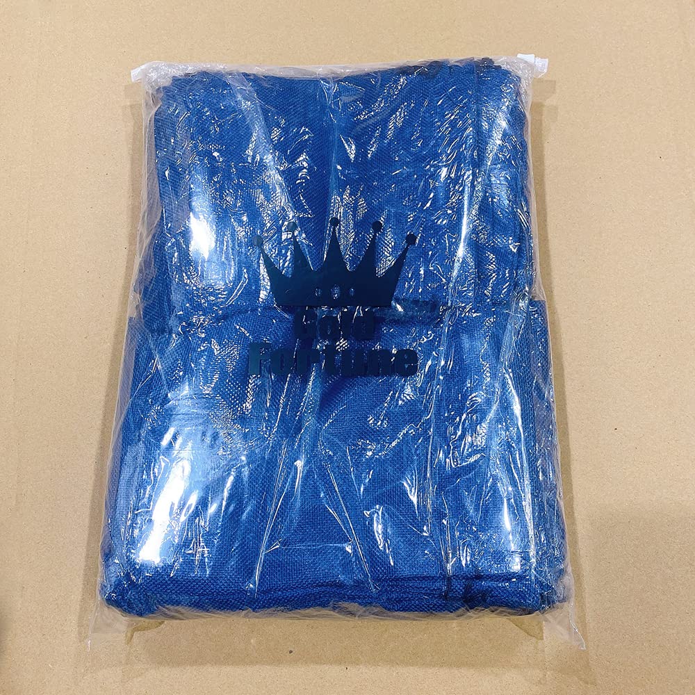 50pcs Bolsas De Arpillera con cordón bolsas de yute de regalo algodón forro