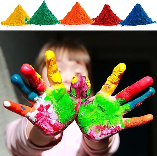 Miniatura 5 de T-MILES Polvo de óxido de hierro, paquete de 7 unidades, negro, amarillo, rojo, azul, verde, naranja, marrón óxido de hierro, 1.76 onzas cada uno