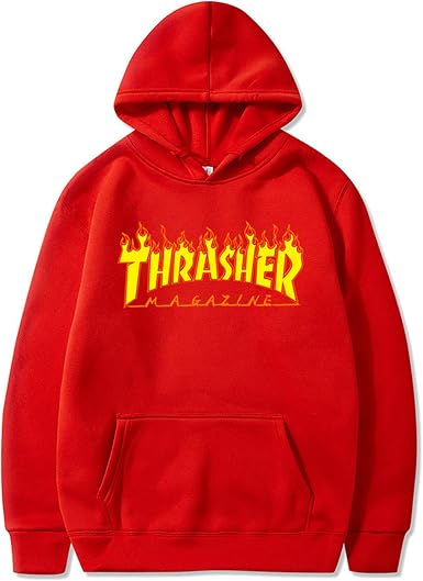 Amazon.com: Threrare Thrasher Magazine - Sudadera de manga larga para  hombre y mujer, color rojo : Ropa, Zapatos y Joyería