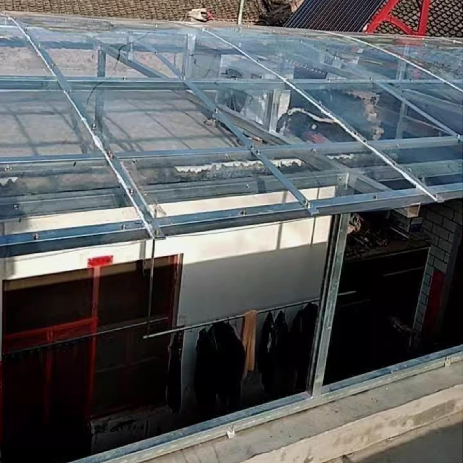 Planchas Transparentes de Policarbonato 2mm Placas para Invernaderos,Paneles para Tejado,Marquesinas para Exterior Impermeable,Toldo Cubierta en Jardín,Personalizable (1,22m x 1m)