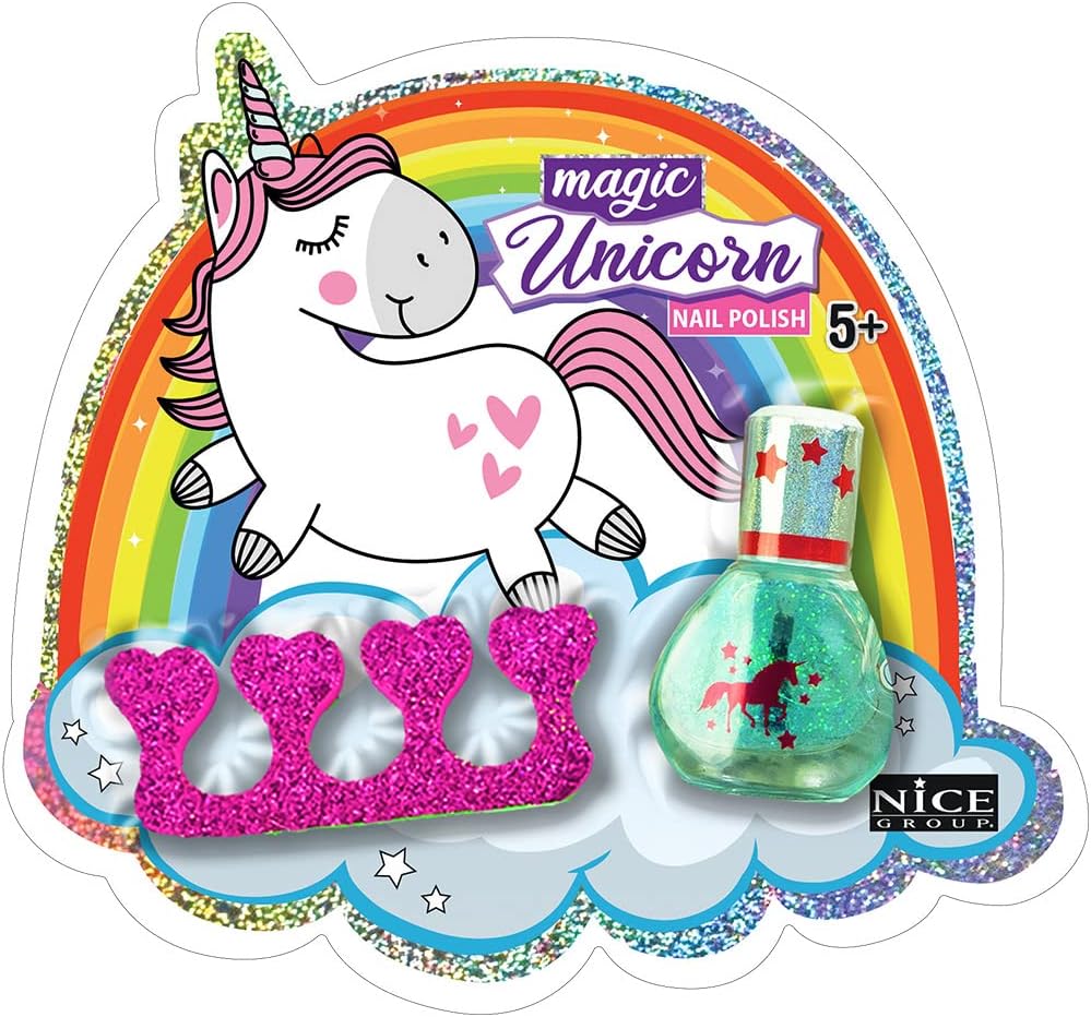 Nice Group Magic Unicorn Mini Blister Nail Polish Toy, Multicoloured, One Size, 16004