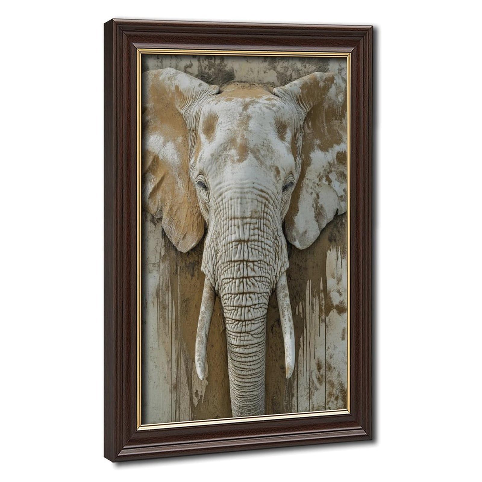 Bareronor Elephant Abstract Poster Canvas Poster Bedroom Decor Landscape Office Room Decor Gift 20" L X 30" W