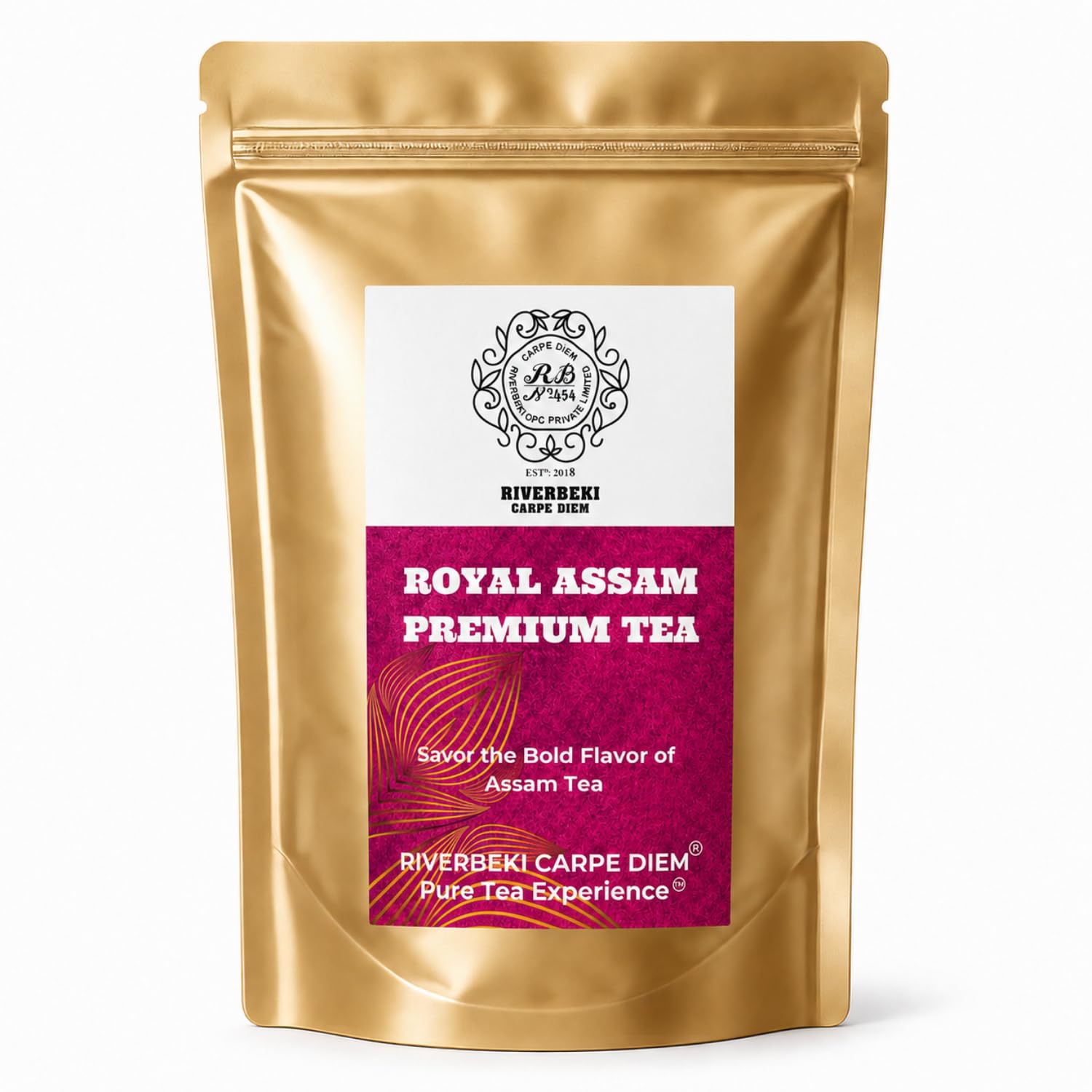 RIVERBEKI Royal Assam Tea | 100% Pure Second Flush CTC | Strong & Aromatic | Single-Origin | 500g Pack-image-34