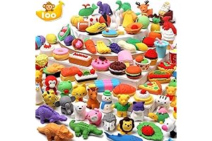 Ultimate Learning Adventure: HINZER 100 Pack Animal Puzzle Erasers for Kids Bulk