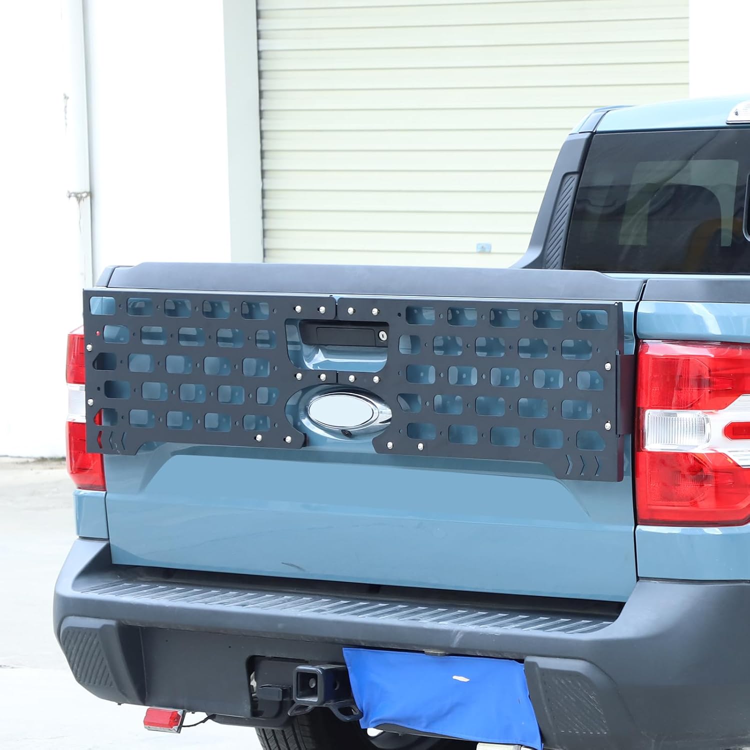 CHEAYAR Tailgate Molle Panel Compatible with Ford Maverick 2022-2024, Truck Rear Cargo Bed Extender Rear Door Cargo Shelf Organizer ,Tactical Storage Panel Organizer System Accessories