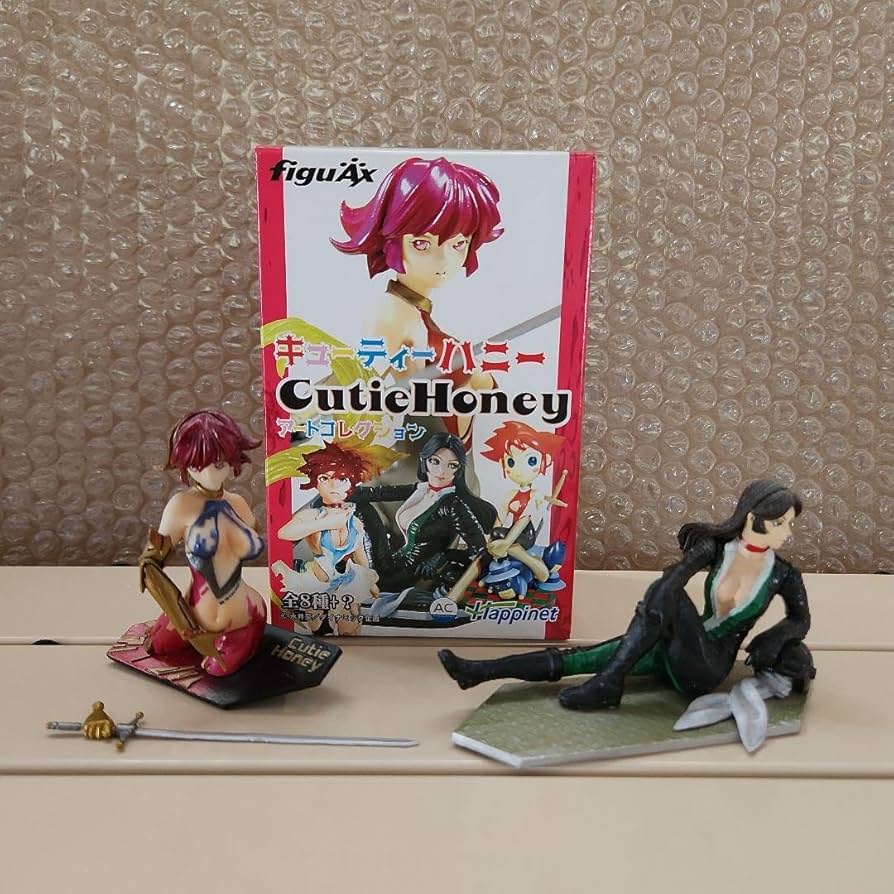 キューティ・ハニー　和紙に顔彩　A4 荒木伸吾キャラデザ キューティ・ハニー 和紙に顔彩 A4 河崎洋子