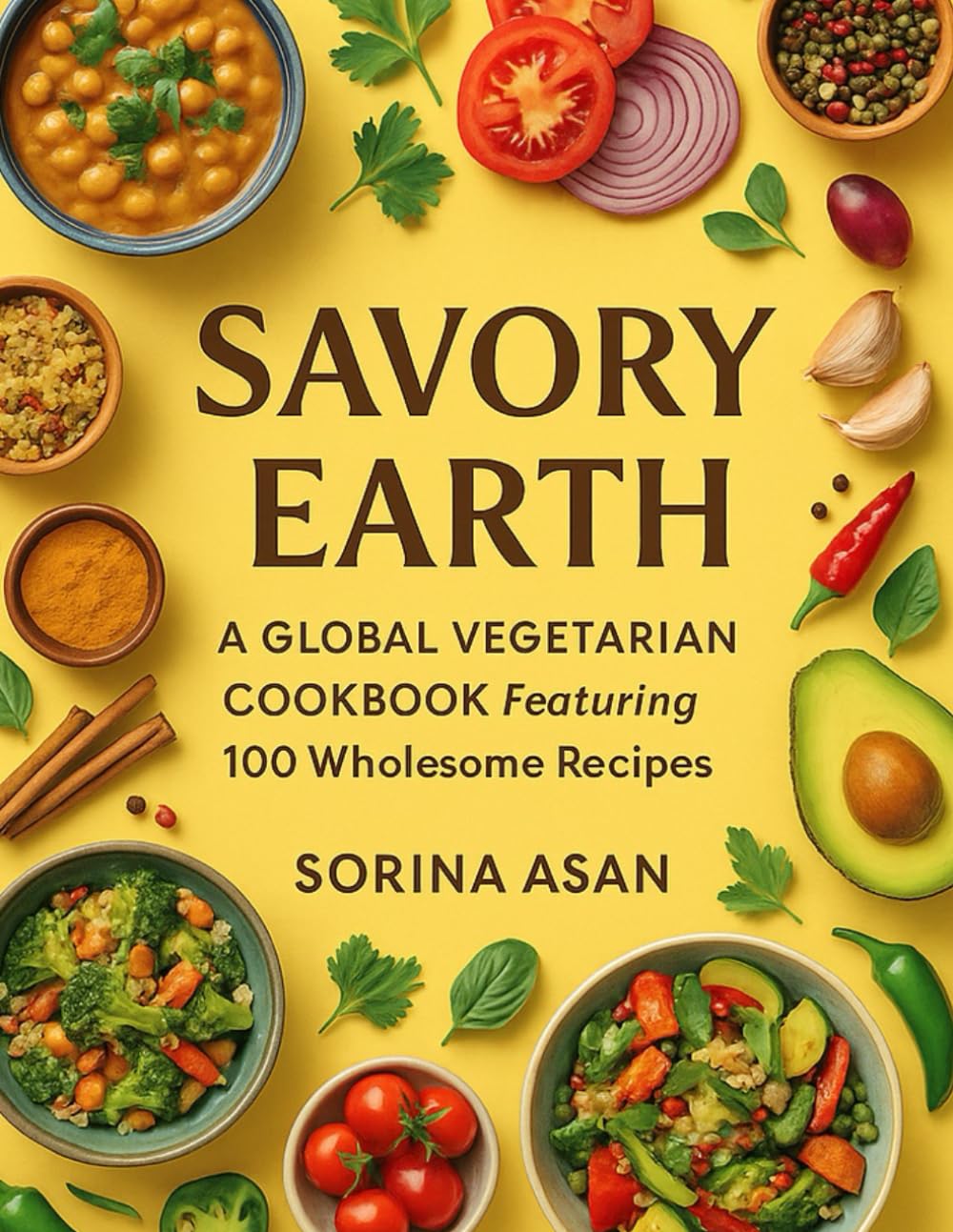 Savory Earth, A Global Vegetarian Cookbook Featuring 100 Wholesome Recipes (Global Kitchen Series)