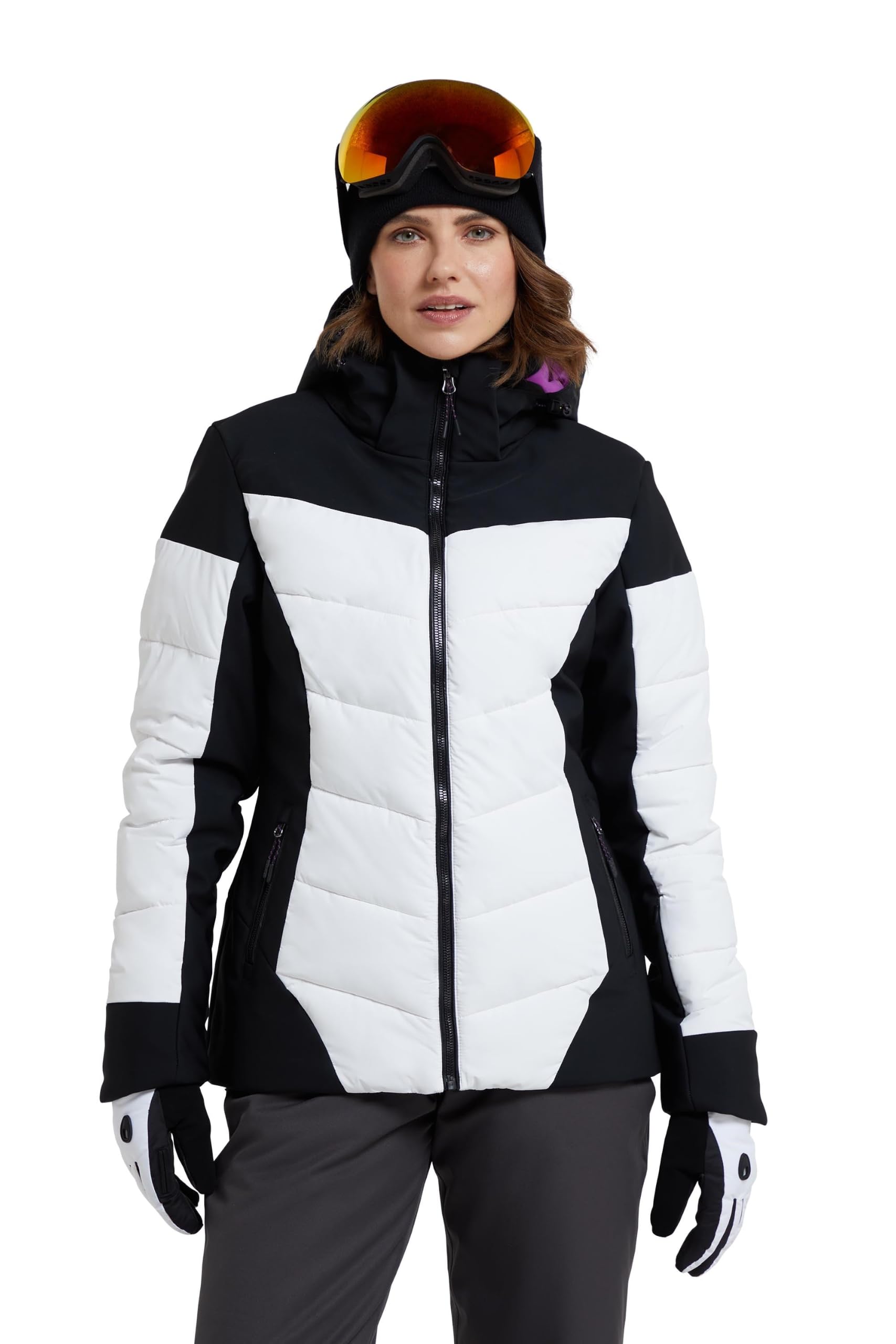 Mountain Warehouse Women's 'Resort' Multiple Pockets Recco Padded Ski Jacket | Size: 18