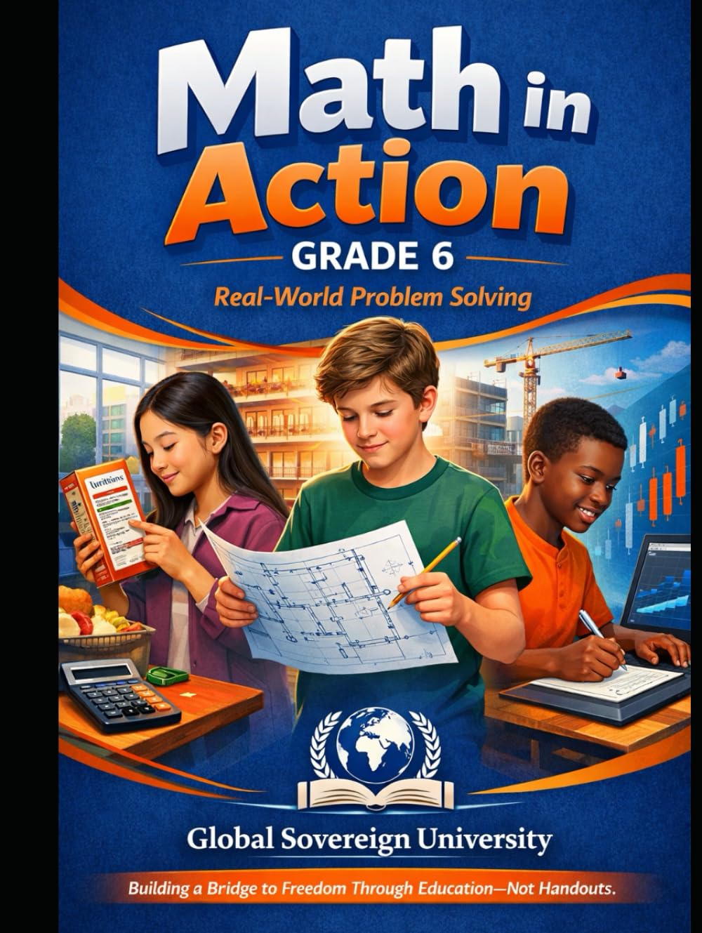 Math in Action: Grade 6 Real-World Problem Solving: Master Ratios, Integers, Fractions, Statistics & Pre-Algebra Through Professional Scenarios — Student Edition
