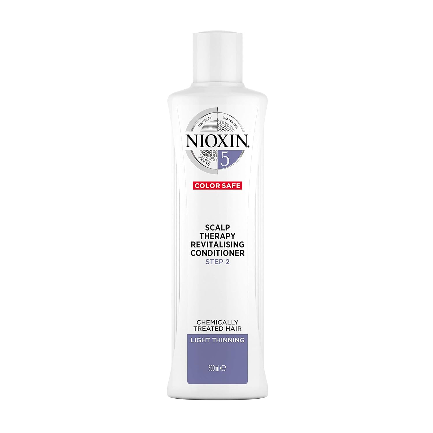 Nioxin Sistema 5, Cabello tratado con productos químicos, Champu+Acondionador+Tratamiento