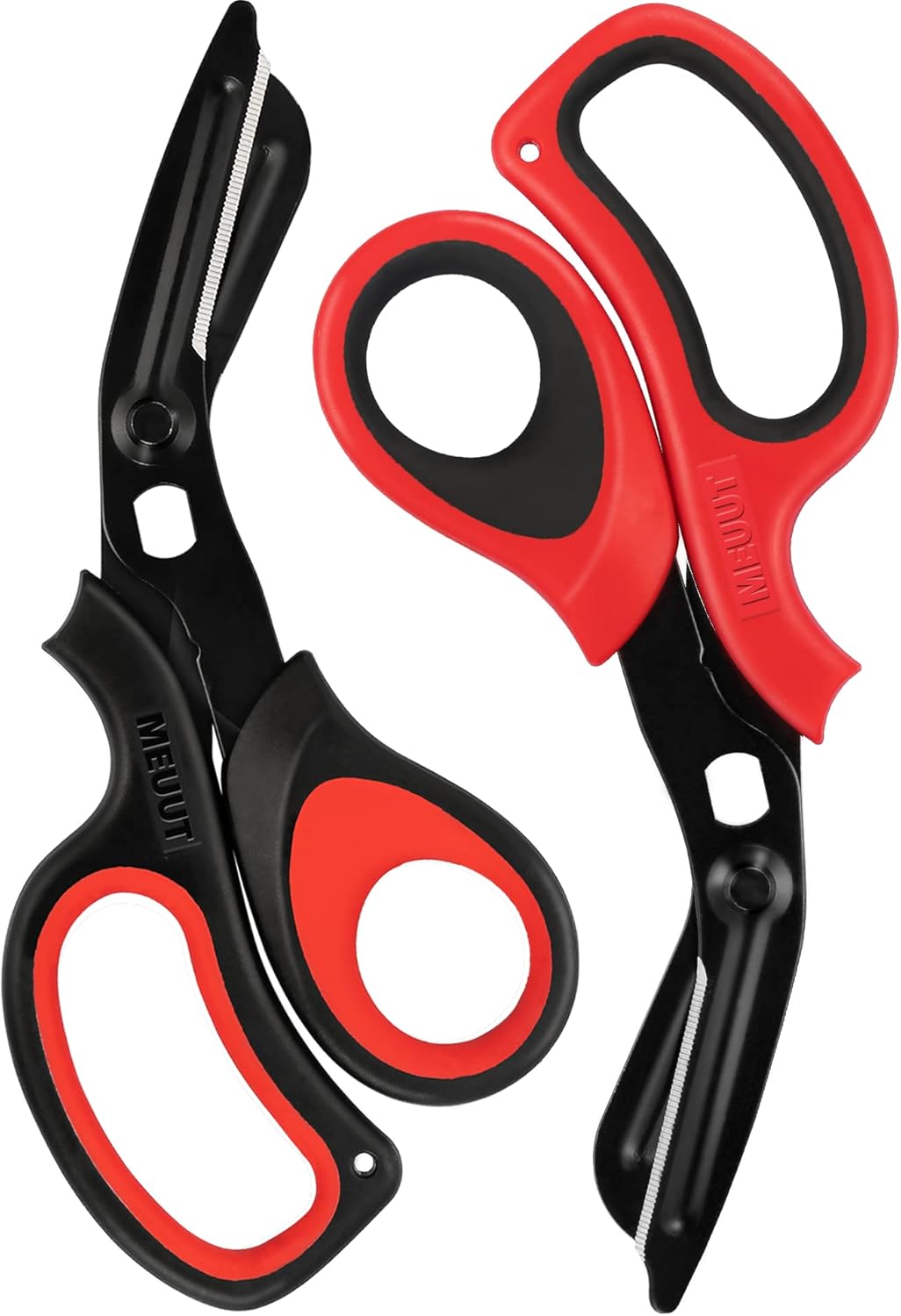 MEUUT 2 Pack Trauma Shears Patented Bandage Scissors Medical Supplies with 8 inch