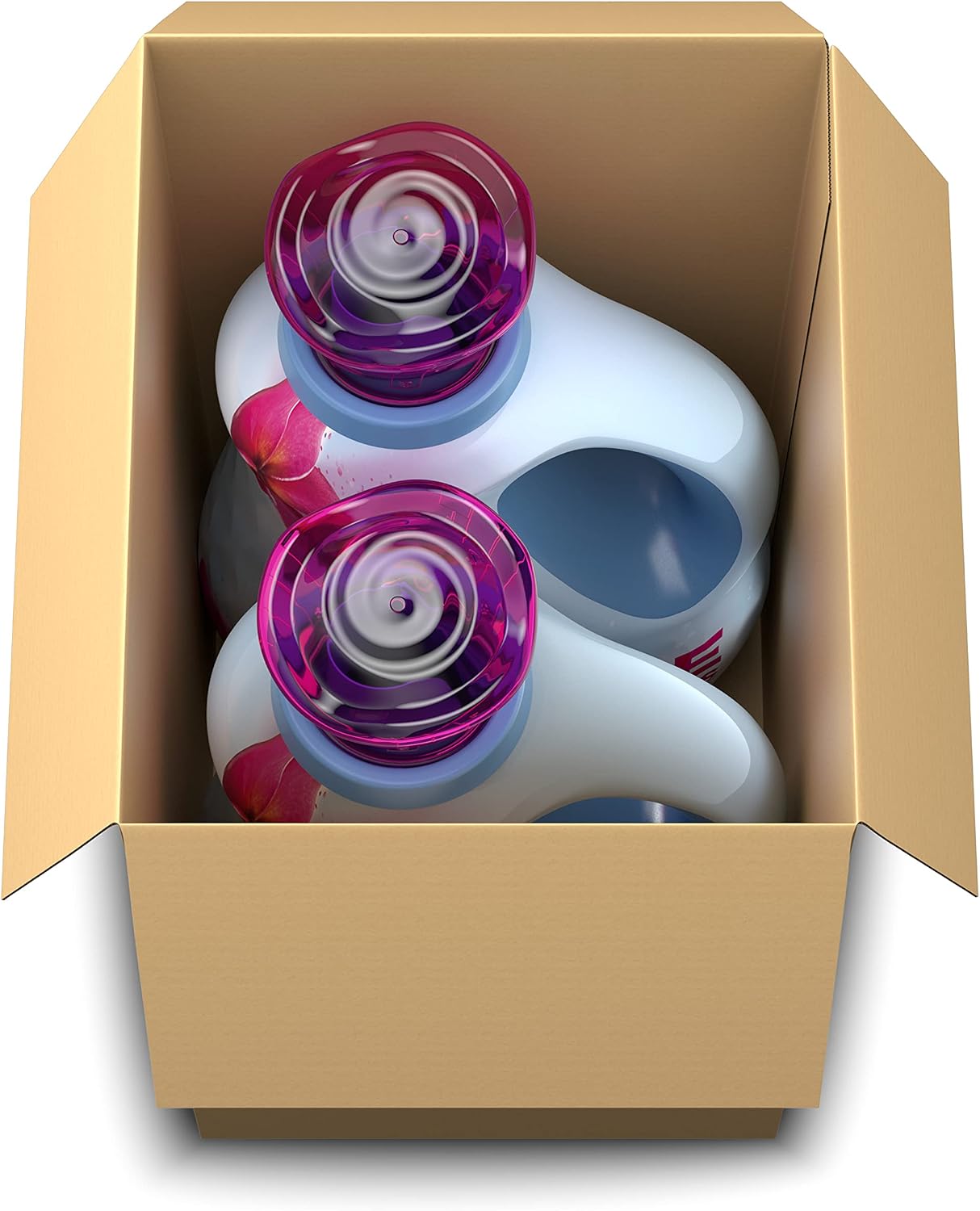 Downy Intense Scent + Freshness Laundry Liquid Fabric Softener, Spring Rush Scent, 166 Total Loads (Pack of 2)