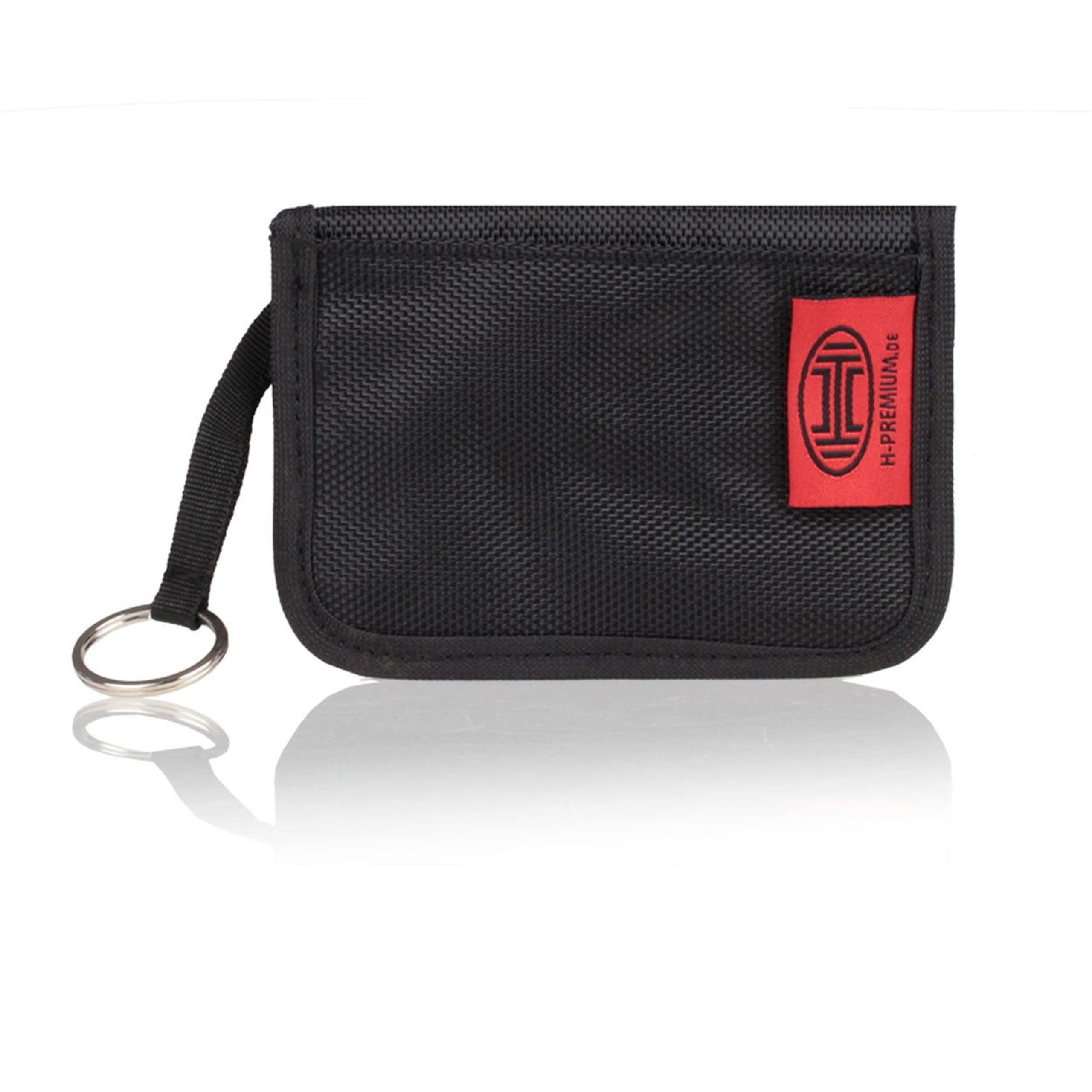 Heyner Black Car Key Block Keyless Fob Key Signal Blocker Pouch Case Rfid Credit Card Data Faraday Bag H850050